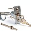 Emergency Release Lock Kit, Universal Garage Door Emergency Release Lock Kit, Garage Door Opener Quick Release Lock Disconnect Key Lock-1