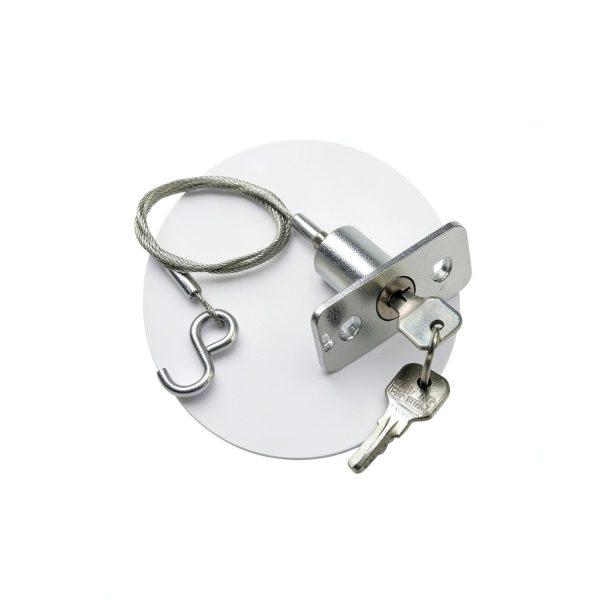 Emergency Release Lock Kit, Universal Garage Door Emergency Release Lock Kit, Garage Door Opener Quick Release Lock Disconnect Key Lock-5