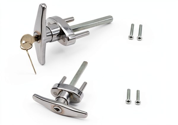 Garage Door T Handle Lock with 2 Keys and Mounting Bolts by Wedelweib-4