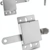 Garage Door Sidelock 2 Pack by Wedelweib - Silver, Modern Deadbolt-2
