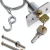 Emergency Release Lock Kit, Universal Garage Door Emergency Release Lock Kit, Garage Door Opener Quick Release Lock Disconnect Key Lock-0