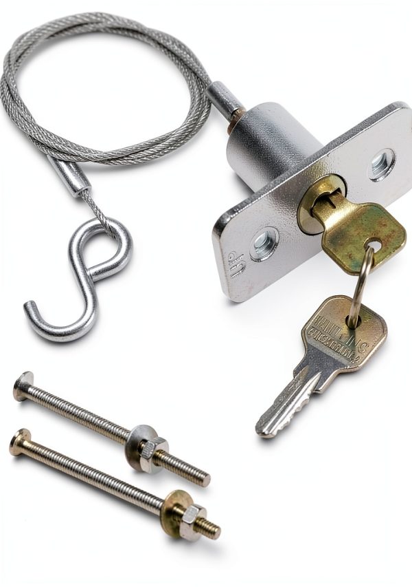 Emergency Release Lock Kit, Universal Garage Door Emergency Release Lock Kit, Garage Door Opener Quick Release Lock Disconnect Key Lock-0