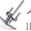 Garage Door T Handle Lock with 2 Keys and Mounting Bolts by Wedelweib-0